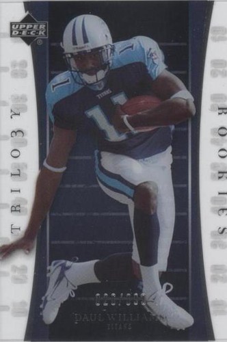 2007 Upper Deck Trilogy Paul Williams #170