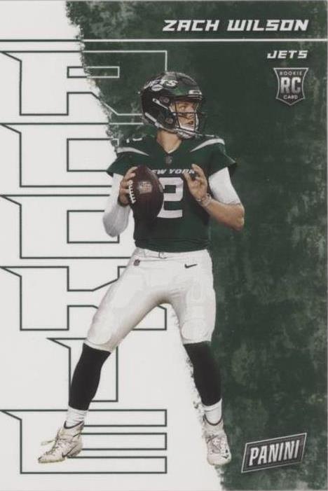 2021 Panini Player of the Day Zach Wilson #55