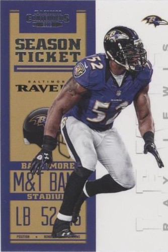 2012 Panini Contenders Ray Lewis #8