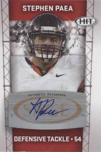 2011 SAGE Hit Stephen Paea #A24