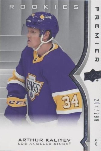 2020-21 Upper Deck Premier - Arthur Kaliyev #98