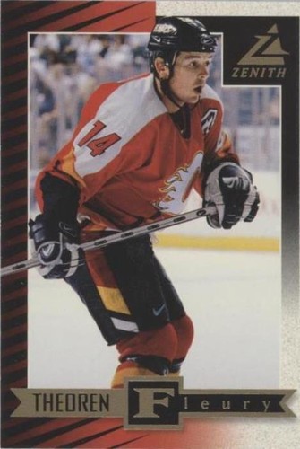 THEOREN FLEURY 1997-98 PINNACLE 300TH GOAL INSERT CARD #103