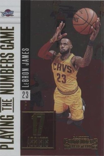 2017-18 Panini Contenders - LeBron James #19