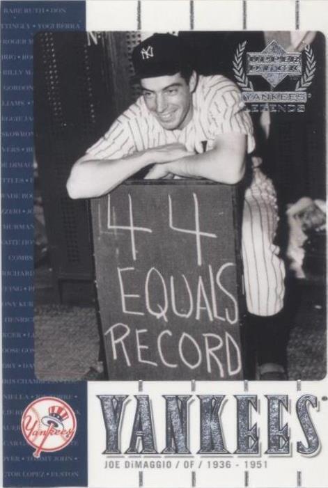2000 Upper Deck 洋基传奇 - Joe DiMaggio #4