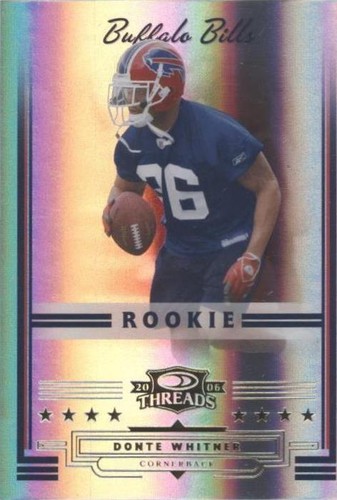 2006 Donruss Threads Donte Whitner #213