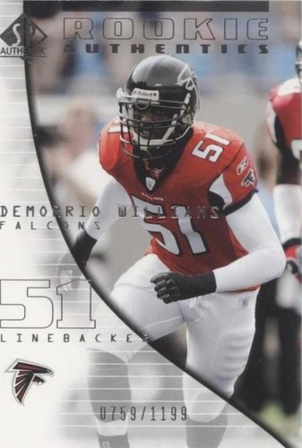 2004 SP Authentic Demorrio Williams #123