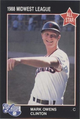1988 Midwest League All-Star - Mark Owens #1