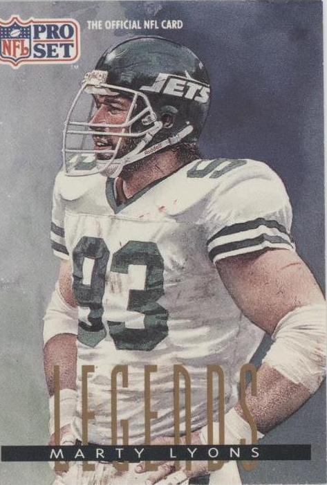 1991 Pro Set Marty Lyons #698