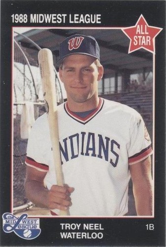 1988 Midwest League All-Star - Troy Neel #21