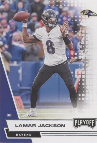 2020 Panini Playoff Lamar Jackson #28