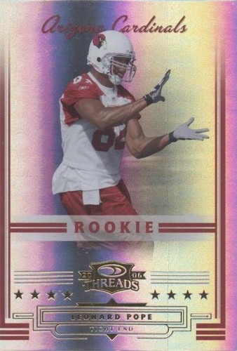 2006 Donruss Threads Leonard Pope #168