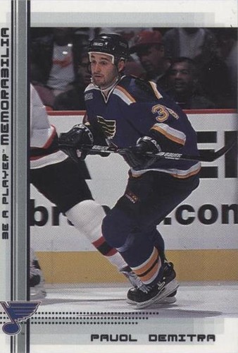 2000-01 In the Game Be A Player Memorabilia - Pavol Demitra #129