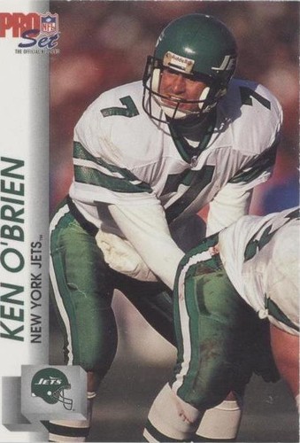 1992 Pro Set Ken O'Brien #605