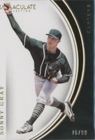 2016 Panini Immaculate Collection - Sonny Gray #47
