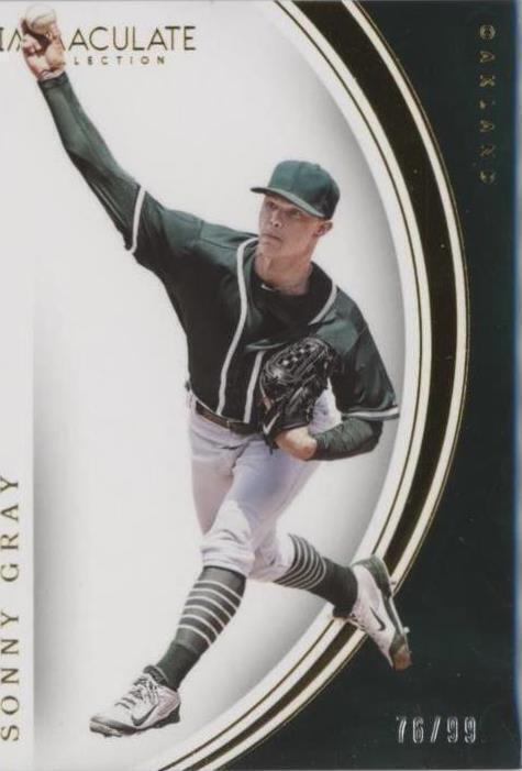 2016 Panini Immaculate Collection - Sonny Gray #47