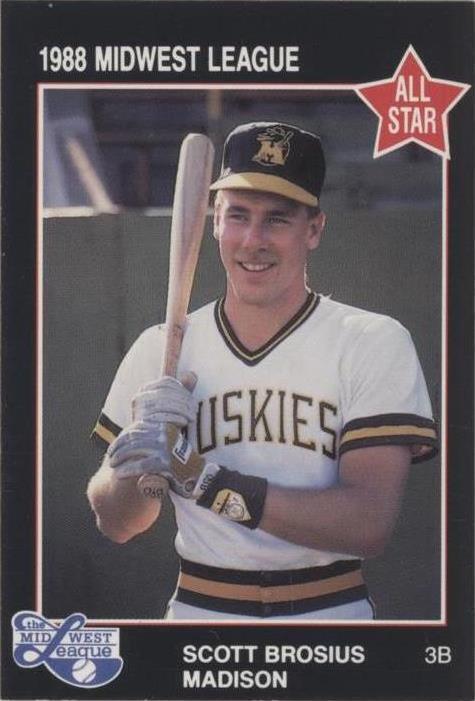 1988 Midwest League All-Star - Scott Brosius #50