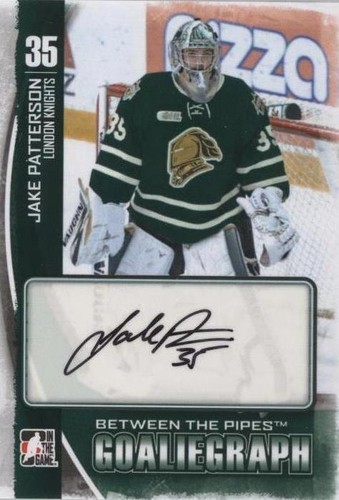 2013-14 In the Game Between the Pipes - Jake Patterson #A-JP