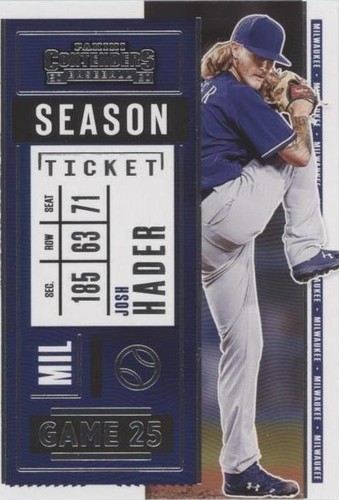 2020 Panini Contenders - Josh Hader #38