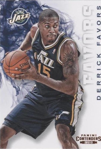 2012-13 Panini Contenders - Derrick Favors #146