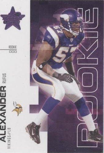 2007 Leaf Rookies & Stars Rufus Alexander #173