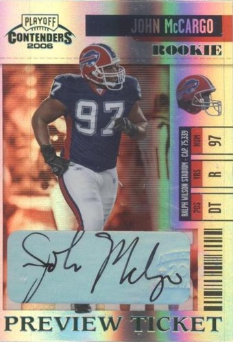 2006 Leaf Limited John McCargo #23