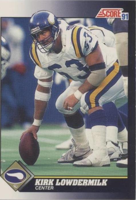 1991 Score Kirk Lowdermilk #458