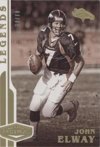 2020 Panini Plates & Patches John Elway #121