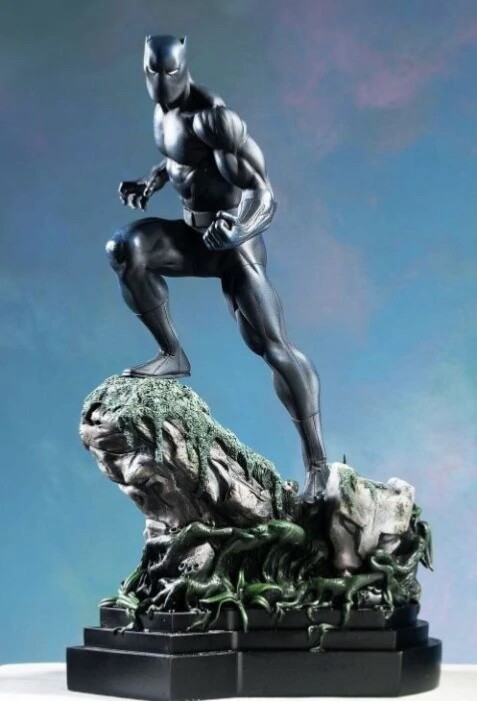 SIGNED Marvel Black Panther FULL SIZE Statue LOW NUMBER# 19