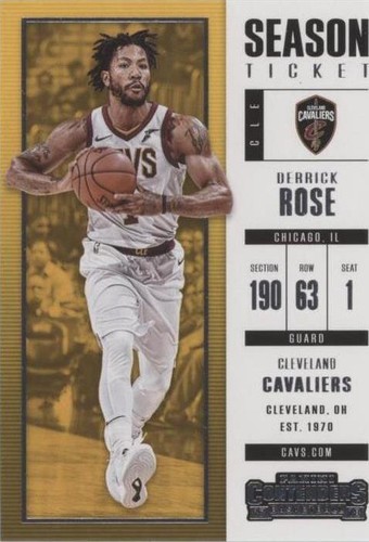 2017-18 Panini Contenders - Derrick Rose #92