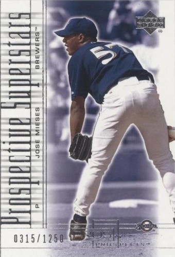 2001 Upper Deck Pros & Prospects - Jose Mieses #95