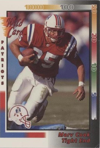 1992 Wild Card Marv Cook #123