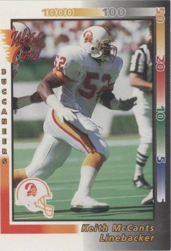 1992 Wild Card Keith McCants #45