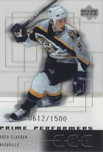 2000-01 Upper Deck Ice - Greg Classen #114