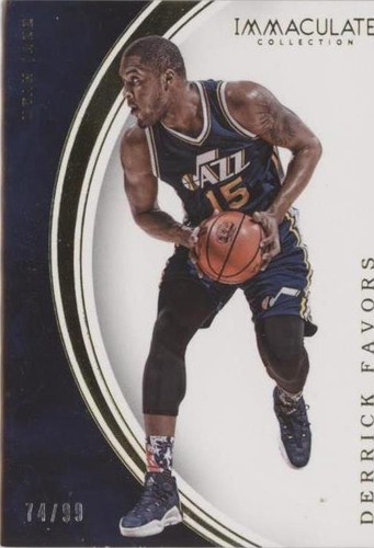 2015-16 Panini Immaculate Collection - Derrick Favors #36