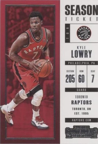 2017-18 Panini Contenders - Kyle Lowry #68