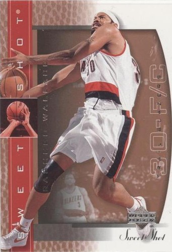 2003-04 Upper Deck Sweet Shot - Rasheed Wallace #68