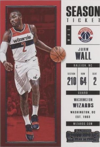 2017-18 Panini Contenders - John Wall #54
