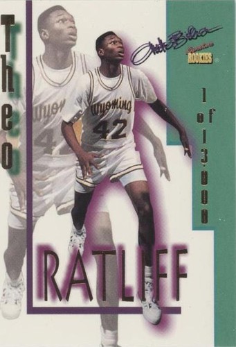 1995 Signature Rookies Autobilia - Theo Ratliff #18