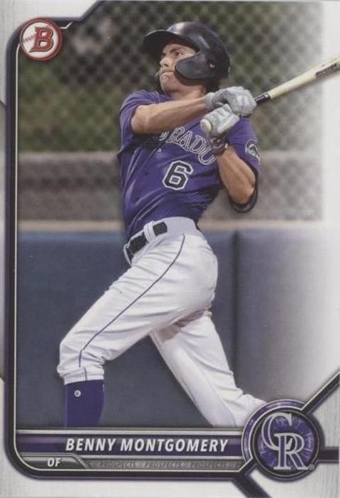 2022 Bowman - Benny Montgomery #BP-73