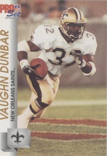 1992 Pro Set Vaughn Dunbar #585