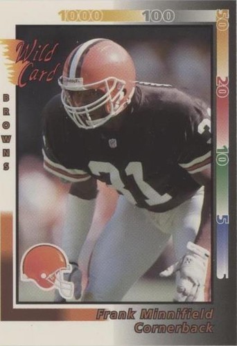 1992 Wild Card Frank Minnifield #167