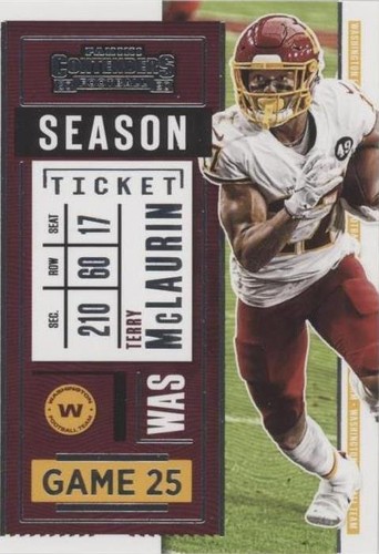 2020 Panini Contenders Terry McLaurin #8
