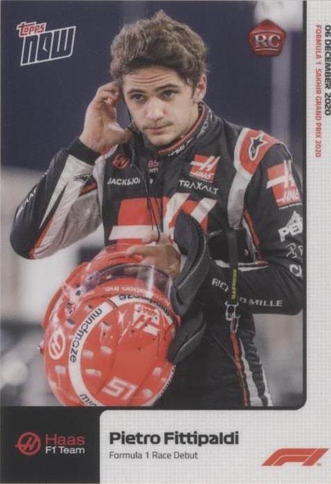 2020 Topps Now F1 - Pietro Fittipaldi #021