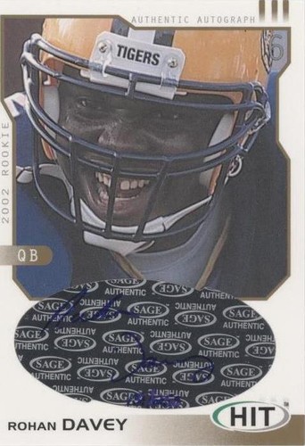 2002 SAGE Hit Rohan Davey #H6
