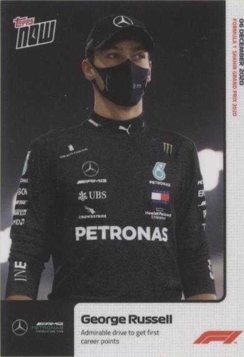 2020 Topps Now F1 - George Russell #019