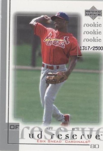 2001 Upper Deck Reserve - Esix Snead #209