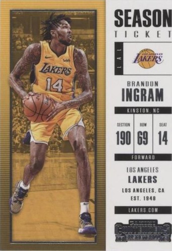 2017-18 Panini Contenders - Brandon Ingram #83