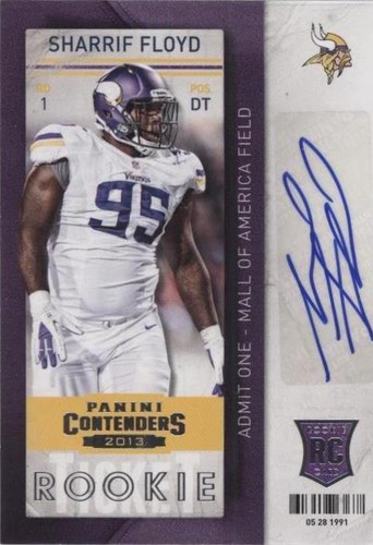 2013 Panini Contenders Sharrif Floyd #115