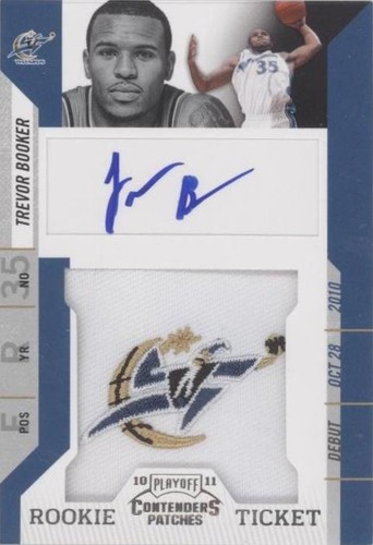 2010-11 Playoff Contenders Patches - Trevor Booker #122