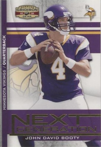 2008 Donruss Gridiron Gear John David Booty #NG-24